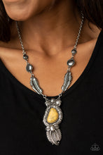 Load image into Gallery viewer, Ruler of the Roost Yellow Necklace