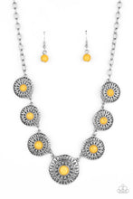 Load image into Gallery viewer, Sahara Solar Power Yellow Necklace
