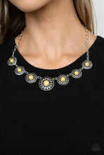 Load image into Gallery viewer, Sahara Solar Power Yellow Necklace