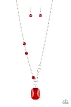 Load image into Gallery viewer, Never a Dull Moment Red Necklace