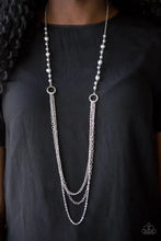 Load image into Gallery viewer, Contemporary Cadence Silver Necklace