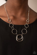 Load image into Gallery viewer, Linked Up Luminosity Silver Necklace