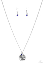 Load image into Gallery viewer, Star Spangled Sass Blue Necklace
