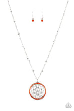 Load image into Gallery viewer, Tearoom Twinkle Orange Necklace
