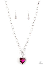 Load image into Gallery viewer, Check Your Heart Rate Pink Necklace