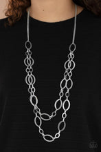 Load image into Gallery viewer, The Oval-achiever Silver Necklace