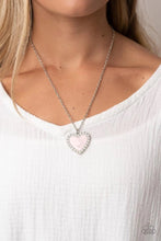 Load image into Gallery viewer, Heart Full of Luster Pink Necklace