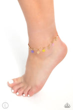 Load image into Gallery viewer, Smiley Sensation Gold Anklet