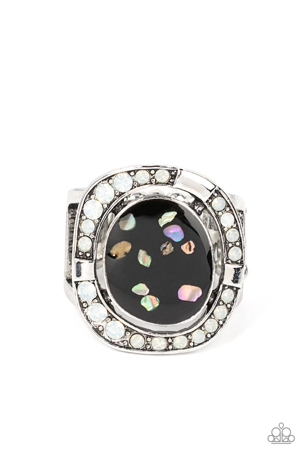 Beach Bijou Black Ring