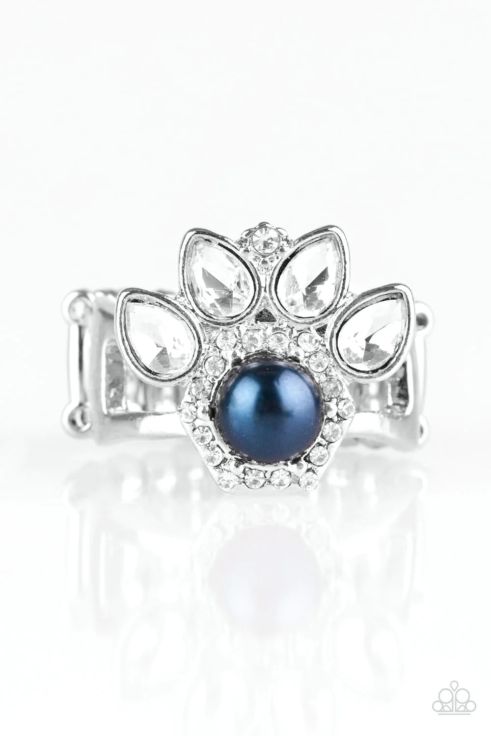 Crown Coronation Blue Ring