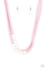 Load image into Gallery viewer, Extended Staycation Pink Necklace