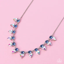 Load image into Gallery viewer, Razor Sharp Refinement Blue Necklace
