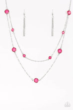 Load image into Gallery viewer, Raise Your Glass Pink Necklace
