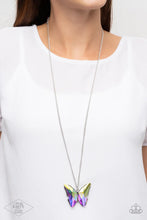 Load image into Gallery viewer, The Social Butterfly Effect Multi/Iridescent Necklace