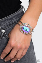 Load image into Gallery viewer, Substantial Sorceress Purple Hinged Bracelet