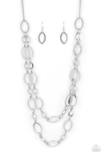 Load image into Gallery viewer, The Oval-achiever Silver Necklace