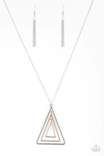 Load image into Gallery viewer, Tri Harder Silver Necklace
