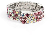 Load image into Gallery viewer, Iridescent Incantation Pink Coil Bracelet