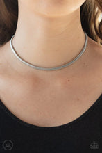 Load image into Gallery viewer, Flat Out Fierce Silver Choker