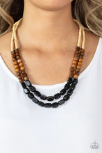 Load image into Gallery viewer, Bermuda Bellhop Black Necklace