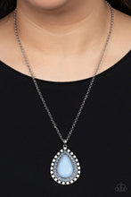 Load image into Gallery viewer, Droplet Like Its Hot Blue Necklace