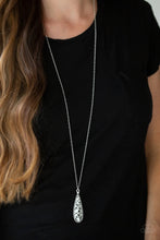 Load image into Gallery viewer, Teardrop Treasure White Necklace