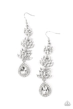 Load image into Gallery viewer, Water Lily Whimsy White Earrings