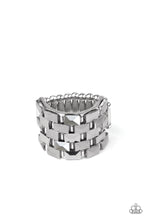 Load image into Gallery viewer, Checkered Couture Silver Ring