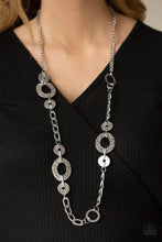 Load image into Gallery viewer, Mechanically Metro Silver Necklace