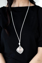 Load image into Gallery viewer, Face the Artifacts White Necklace
