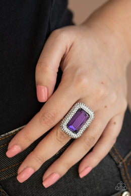 A Grand Statement Maker Purple Ring