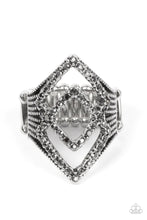 Load image into Gallery viewer, Diamond Duet Silver Ring