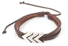 Load image into Gallery viewer, Arrow Pharaoh Brown Pull Cord Bracelet