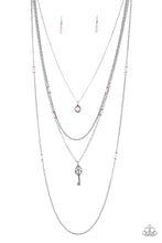 Load image into Gallery viewer, Key Keynote Pink Necklace