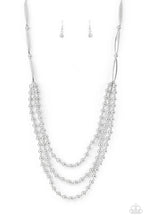 Load image into Gallery viewer, Beaded Beacon Silver Necklace