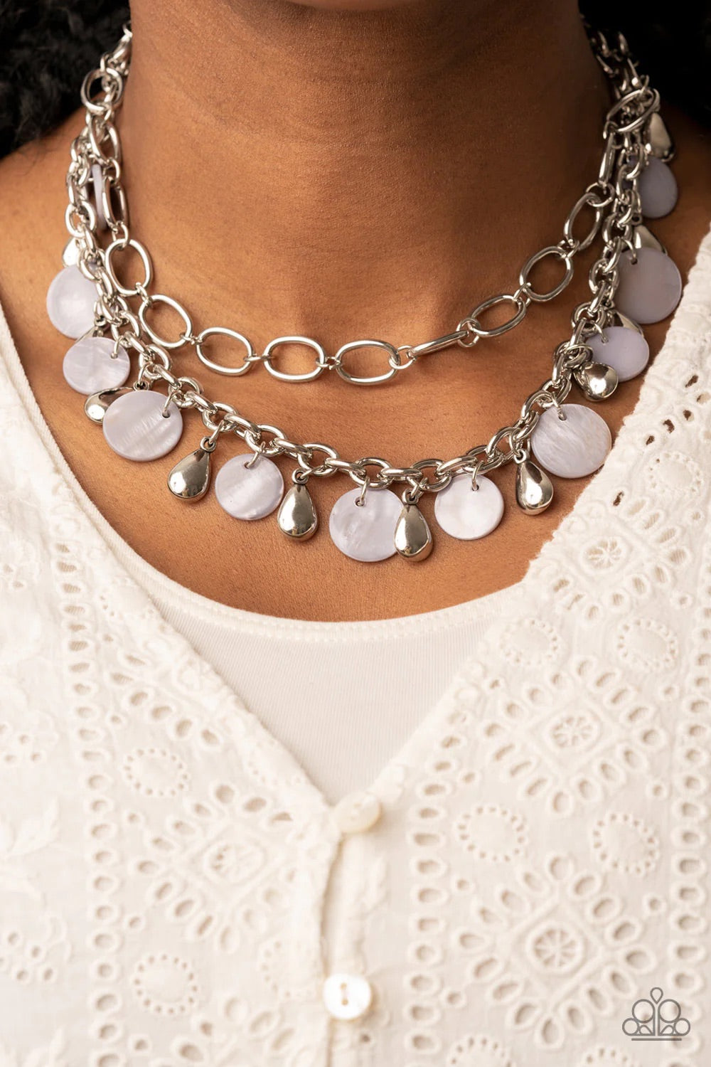 Beachfront Fabulous Silver Necklace