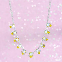 Load image into Gallery viewer, Tabloid Treasure Yellow Necklace