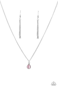 A Drop in the Ocean Pink Necklace