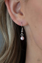 Load image into Gallery viewer, Let the Record Glow Pink Necklace