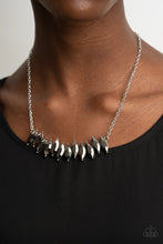 Load image into Gallery viewer, Icy Intensity Silver Necklace