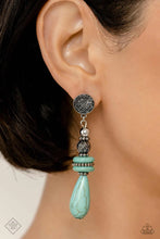 Load image into Gallery viewer, Desert Fever Blue Earrings