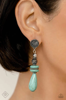Desert Fever Blue Earrings
