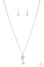Load image into Gallery viewer, Prized Key Player Pink Necklace