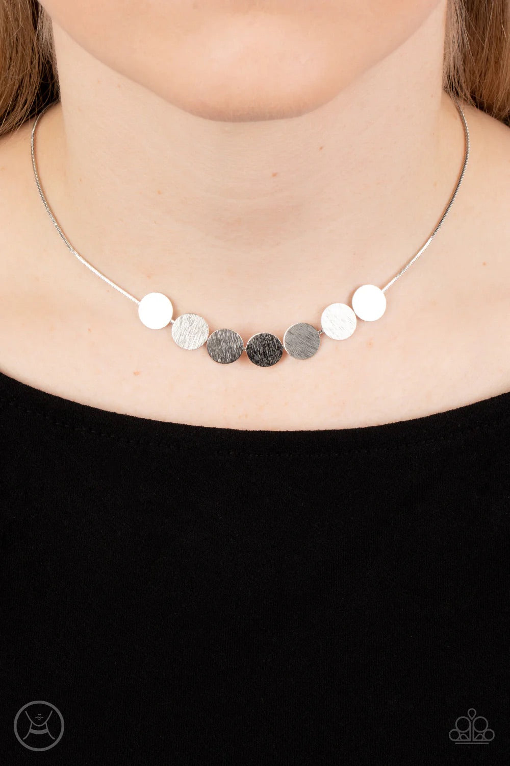 Slimmer Glimmer Silver Choker