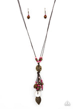 Load image into Gallery viewer, Knotted Keepsake Pink Necklace