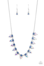 Load image into Gallery viewer, Razor Sharp Refinement Blue Necklace