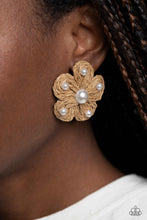 Load image into Gallery viewer, Permanent Vacation Brown Post Earrings
