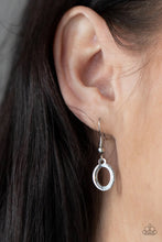 Load image into Gallery viewer, Working Oval Time Silver Necklace