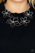 Load image into Gallery viewer, Flower Garden Fashionista Silver Necklace