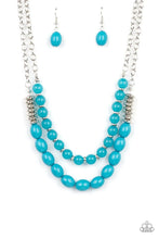 Load image into Gallery viewer, Venetian Voyage Blue Necklace